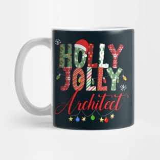 Holly Jolly Architect Mug